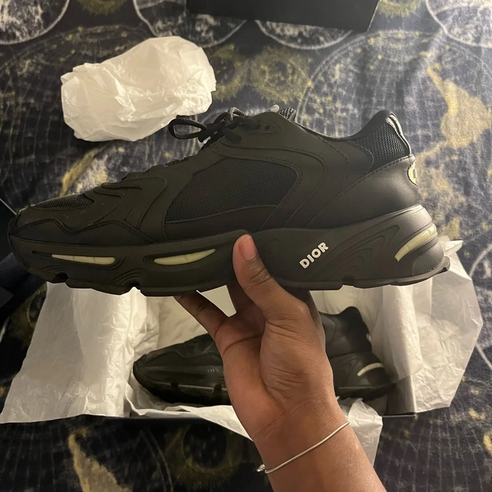 Dior CD1 LT Black Men’s Sneakers - Picture 3 of 8